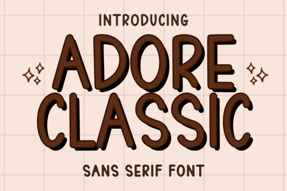 Adore Classic: A Cute Handwritten Sans Serif Font