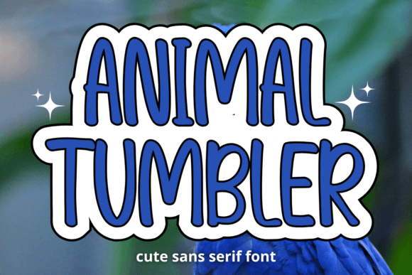 Animal Tumbler: A Playful Sans Serif Font for Makers