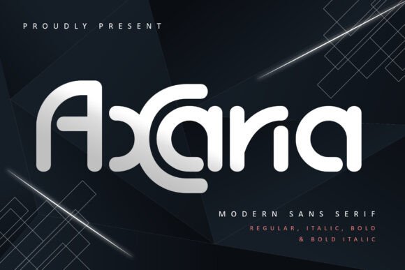 Axaria: A Modern Sans Serif Typeface for Branding