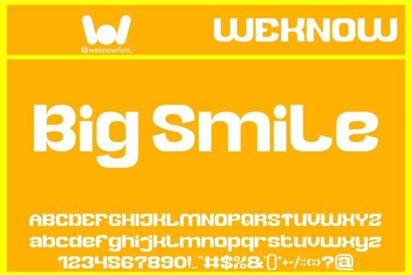 Big Smile Font: A Bold Sans Serif for Modern Branding