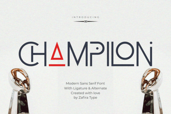 Champilon: A Chic Sans Serif Font for Your Brand
