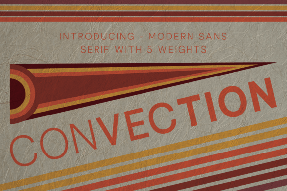 Convection Font: A Modern Sans Serif Masterpiece
