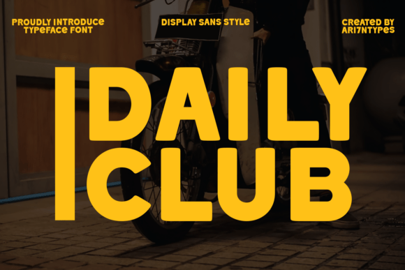 Daily Club: A Retro Sans Serif Font for Bold Marketing