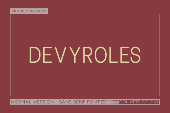 Devyroles: A Bold Sans Serif Font for Modern Brands