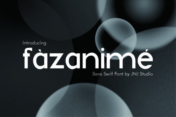 Fazanime: A Modern Sans Serif Font for Editorial Design