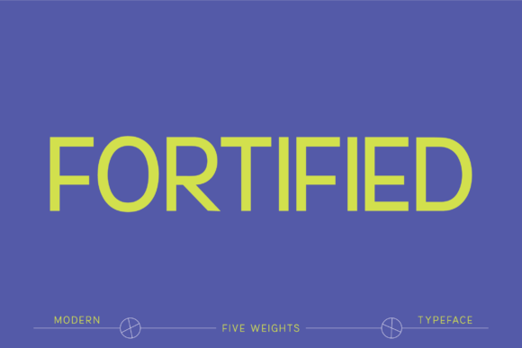 Fortified: A Modern Sans Serif Font for Branding