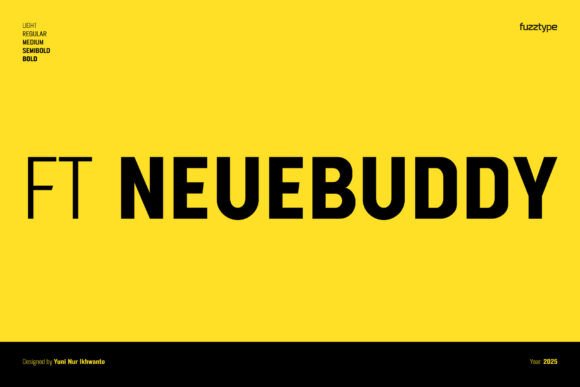 Ft Neue Buddy: A Modern Sans Serif for Makers