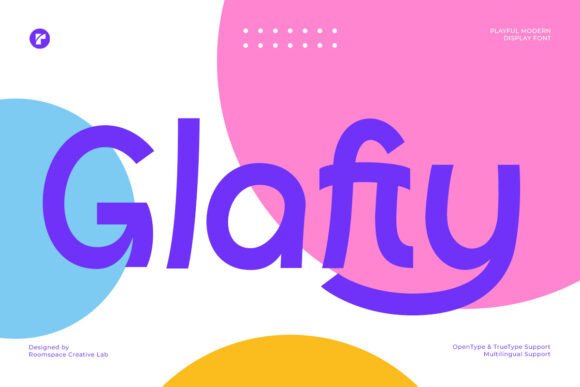 Glafty: A Playful Sans Serif Font for Branding