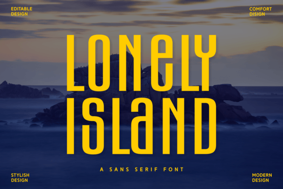 Lonely Island: A Modern Sans Serif Font for Web Design