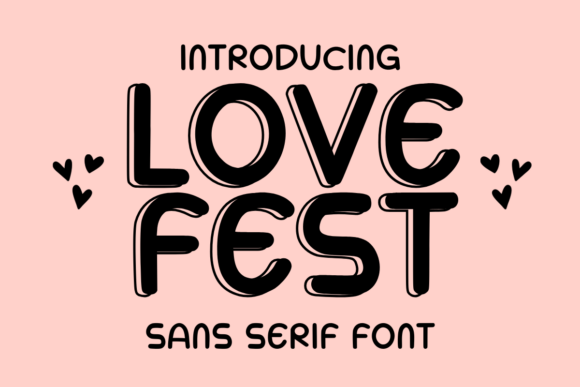 Love Fest Font for Handmade Makers