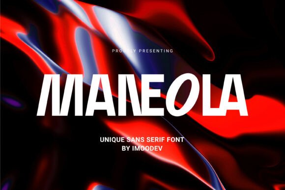 Maneola: A Modern Sans Serif for Editorial Design