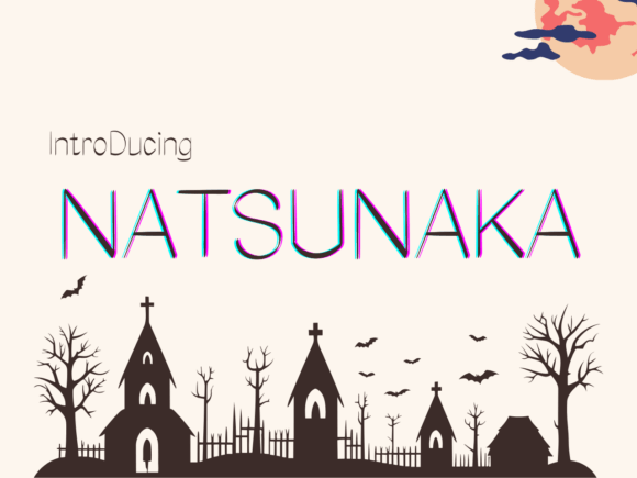 Natsunaka: A Haunting Sans Serif for Bold Branding
