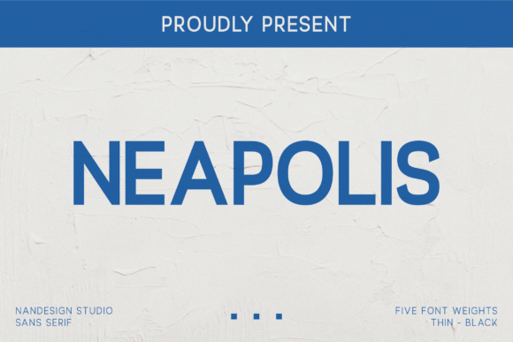 Neapolis: The Modern Sans Serif Font for Campaigns