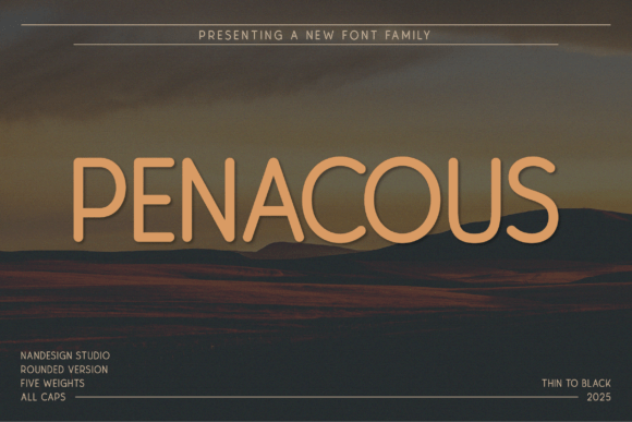 Penacous Rounded: A Modern Sans Serif for Brands
