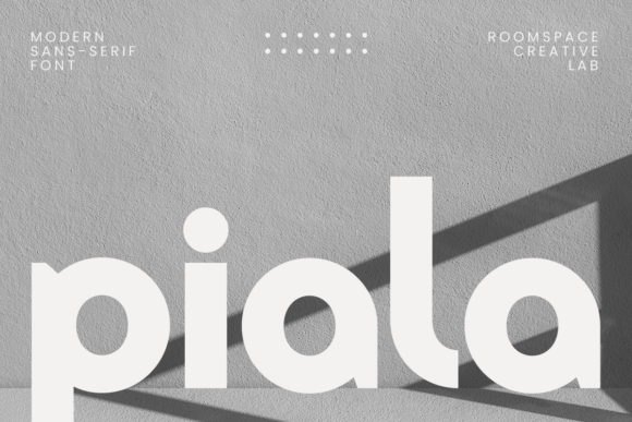 Piala Typeface: A Modern Sans Serif for Branding