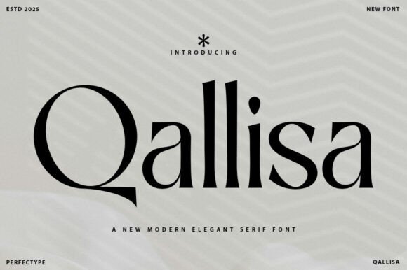 Qallisa Typeface for Modern Branding