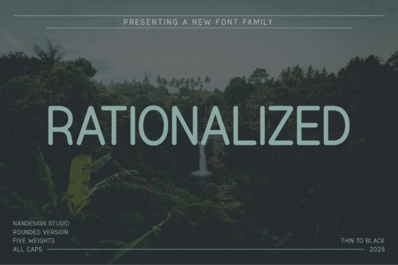 Rationalized Rounded: A Modern Sans Serif Font