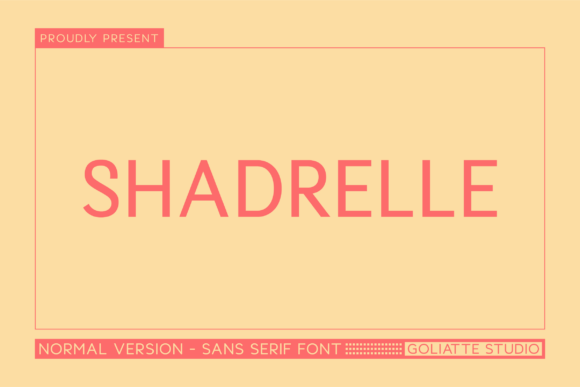 Shadrelle: A Bold Sans Serif Typeface for Modern Campaigns