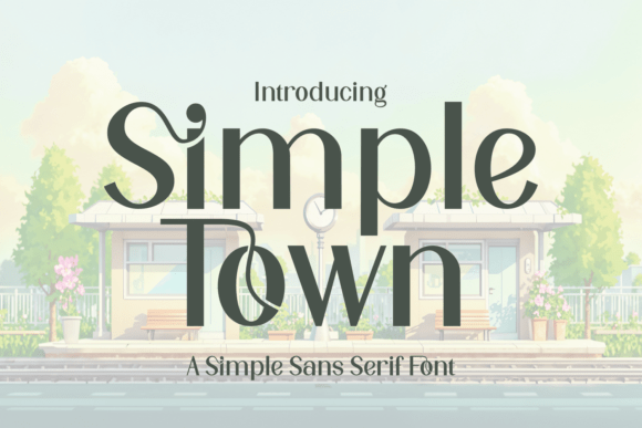 Simple Town Font: A Polished Typeface for Small Business Branding