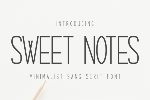 Sweetnotes Regular: The Elegant Sans Serif for Campaigns