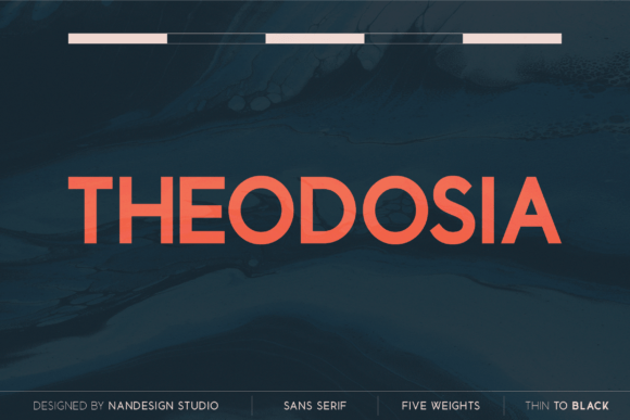Theodosia: A Modern Sans Serif Font for Makers