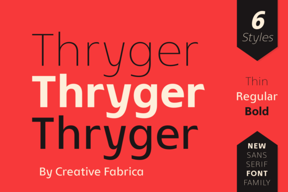 Thryger Font Review for Modern Branding