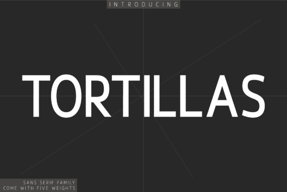 Tortillas Font: Elegant Sans Serif for Makers