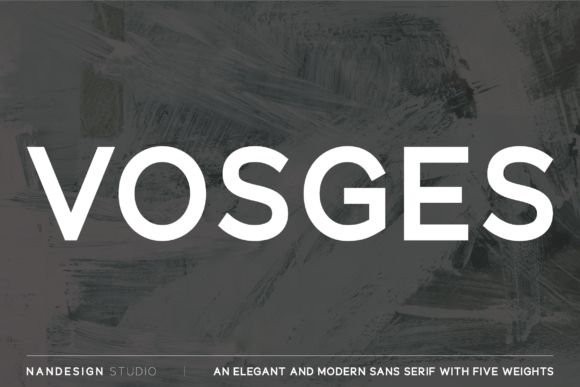 Vosges: A Modern Sans Serif Font for Campaigns