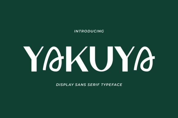 Yakuya: A Modern Sans Serif Font for Premium Editorial Design